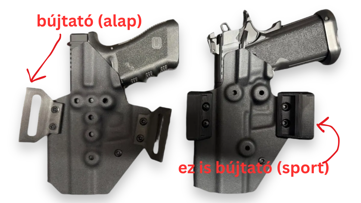 Bújtató (felfűzhető rögzítés)