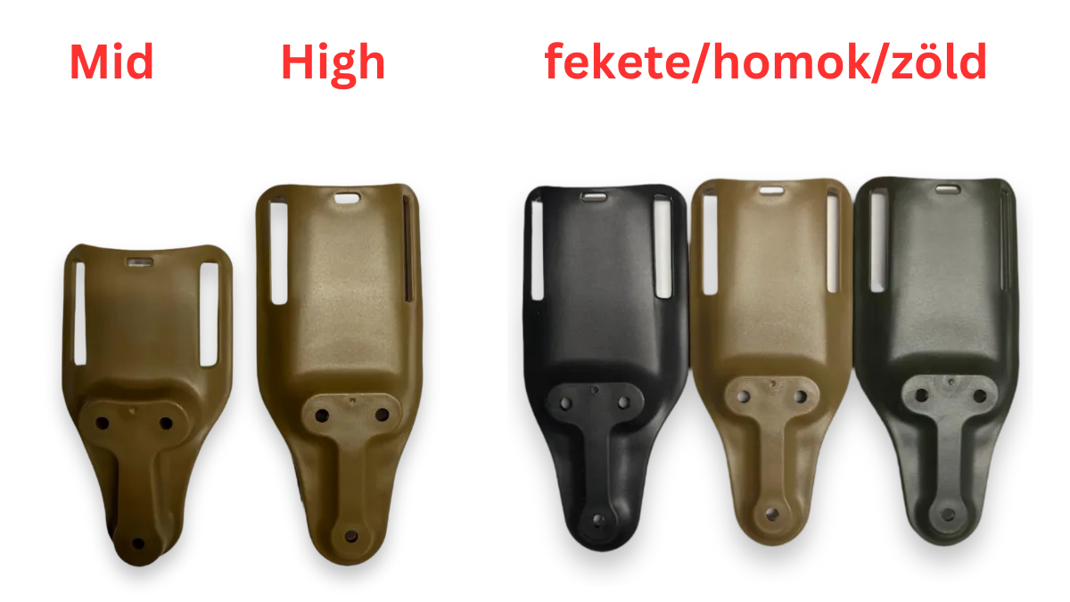 Safari MID és HIGH felfüggesztés, színek